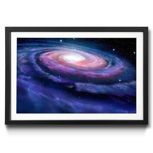 Gerahmtes Bild Spiral Galaxy Fichte / Acrylglas
