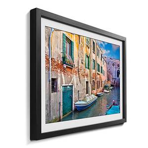 Quadro con cornice Beautiful Venice Abete / Vetro acrilico