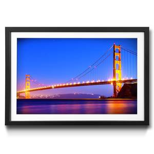 Quadro con cornice Golden Gate Abete / Vetro acrilico
