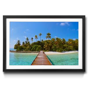 Gerahmtes Bild Tropical Maldives Fichte / Acrylglas