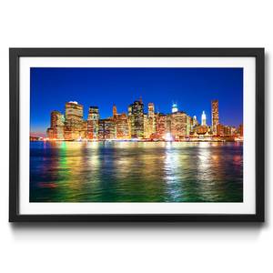 Gerahmtes Bild Manhattan Metropolis Fichte / Acrylglas