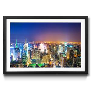 Gerahmtes Bild Manhattan New York Fichte / Acrylglas
