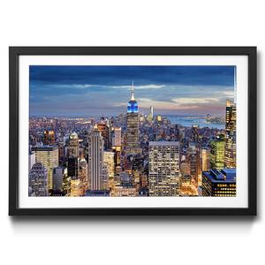 Ingelijste afbeelding NY City sparrenhout/acrylglas