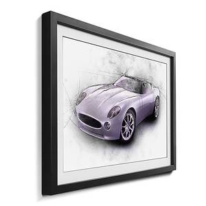 Quadro con cornice Jag Abete / Vetro acrilico - Viola