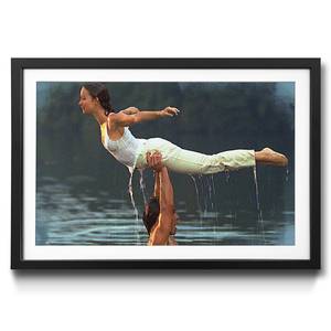 Quadro con cornice Dirty Dancing Abete / Vetro acrilico - Blu / Grigio