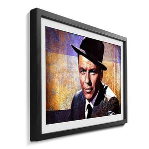 Gerahmtes Bild Sinatra Fichte / Acrylglas - Mehrfarbig