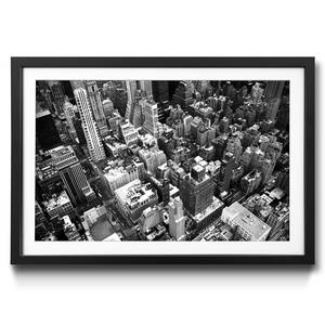 Quadro con cornice New York City Abete / Vetro acrilico - Nero / Bianco