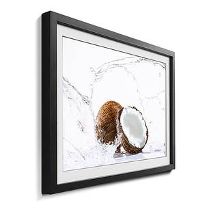 Ingelijste afbeelding Cracked Coconut sparrenhout/acrylglas