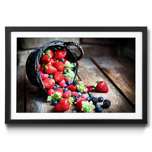 Quadro con cornice Favorite Berries Abete / Vetro acrilico