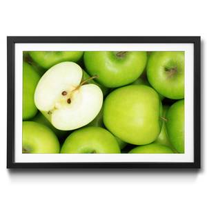 Quadro con cornice Green Apples II Abete / Vetro acrilico