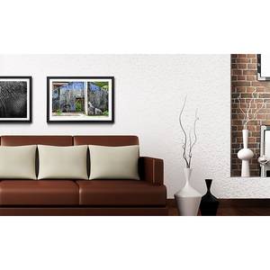 Quadro con cornice Magic Wall Abete / Vetro acrilico - Blu / Grigio