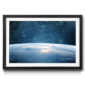 Ingelijste afbeelding Earth Planet sparrenhout/acrylglas