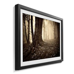 Gerahmtes Bild Enchanted Forest Fichte / Acrylglas - Beige
