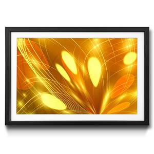 Quadro con cornice Abstract Lights Abete / Vetro acrilico