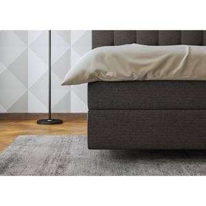 Boxspringbett Aida Komfort Webstoff - Anthrazit - H3