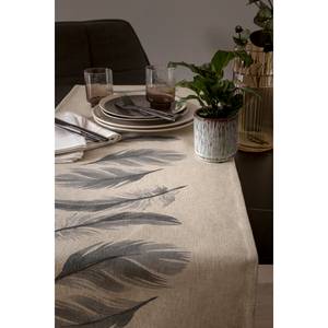 Chemin de table Feathers Polyester / Lin - Naturel