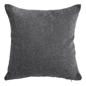 Housse de coussin Touch Acétate / Polyester - Anthracite - 45 x 45 cm