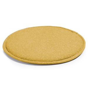 Galette de chaise Stick Polyester - Jaune moutarde