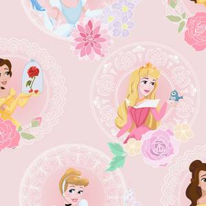 Fotomurale Disney Principesse Tessuto non tessuto - Rosa