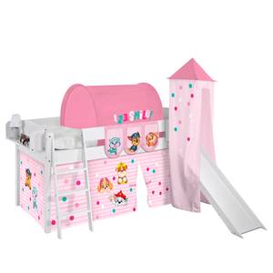 Hochbett Ida Classic Paw Patrol Rosa - Mit Rutsche & Turm