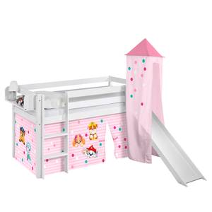 Hoogslaper Jelle Paw Patrol I Roze - 90 x 200cm - Met glijbaan en toren