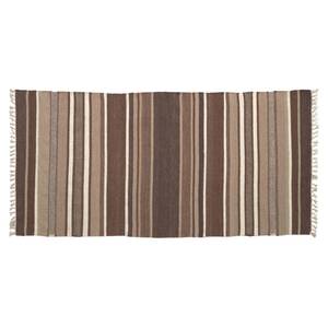 Tapis en laine Radha Laine / Coton - Marron