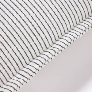 Kussensloop Aleria katoen/polyester - Wit/Blauw - 45 x 45 cm