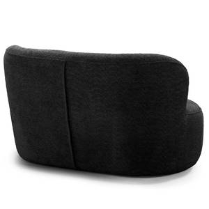 1,5-Sitzer Sofa LOVELOCK Bouclé Stoff Cady: Schwarz