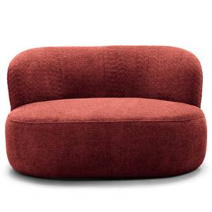 1,5-Sitzer Sofa LOVELOCK Bouclé Stoff Cady: Weinrot