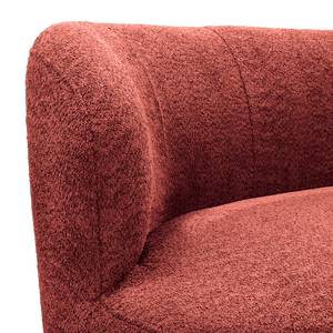 1,5-Sitzer Sofa LOVELOCK Bouclé Stoff Cady: Weinrot