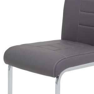 Chaise cantilever Festola Gris - Lot de 4