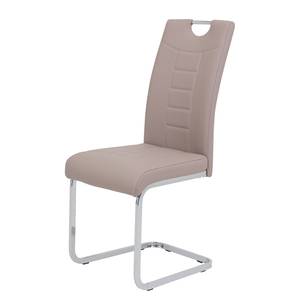 Chaise cantilever Festola Cappuccino - Lot de 4