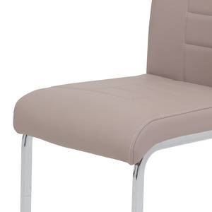 Chaise cantilever Festola Cappuccino - Lot de 4