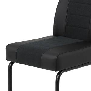 Chaise cantilever Carbonia Noir - Lot de 4