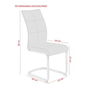 Sedia a sbalzo Mebane Grigio - Set da 4