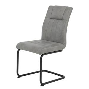 Chaise cantilever Caliento Gris - Lot de 4