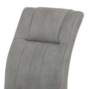 Chaise cantilever Caliento Gris - Lot de 4