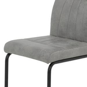 Chaise cantilever Caliento Gris - Lot de 4