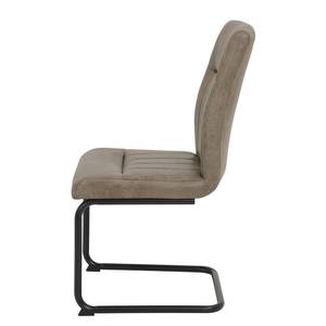Chaise cantilever Caliento Marron - Lot de 4