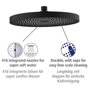 Duschkopf Softwater I Kunststoff - Schwarz