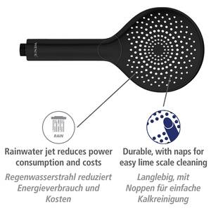 Duschkopf Watersaving IV Kunststoff - Schwarz