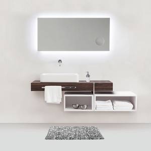 Tappetino da bagno Urdu Cotone / Poliestere - Grigio