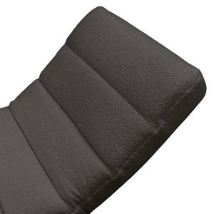 Chaise longue Kasson Tessuto Bouclé Abby: Antracite - Nero