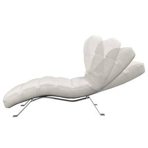 Chaise relax Kasson Tissu Bouclé Abby: Gris clair - Argenté