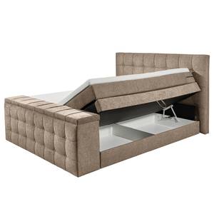 Letto boxspring Trönö I Microvelours Thala: sabbia