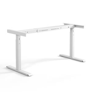 Schreibtischgestell Warnant (Höhenverstellbar) - Weiß