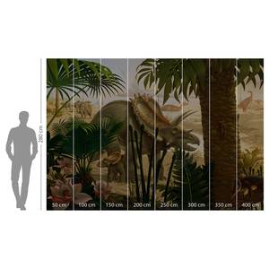 Papier peint Anchieratops Jungle Multicolore - Autres - 400 x 280 x 0.1 cm