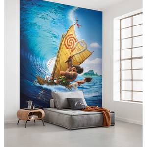 Fotobehang Moana Ride the Wave Meerkleurig - Andere - 200 x 280 x 0.1 cm