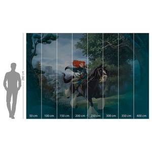 Fototapete Merida Riding Multicolor - Andere - 400 x 280 x 0.1 cm