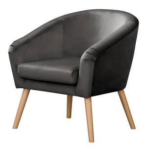 Fauteuil Ida I Velours Ravi: Gris